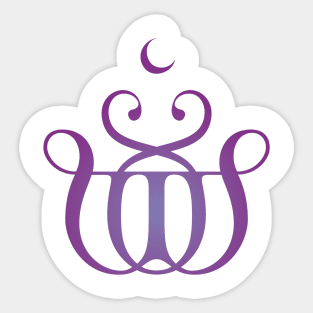 The Witch Wave - Purple Logo Solo Sticker